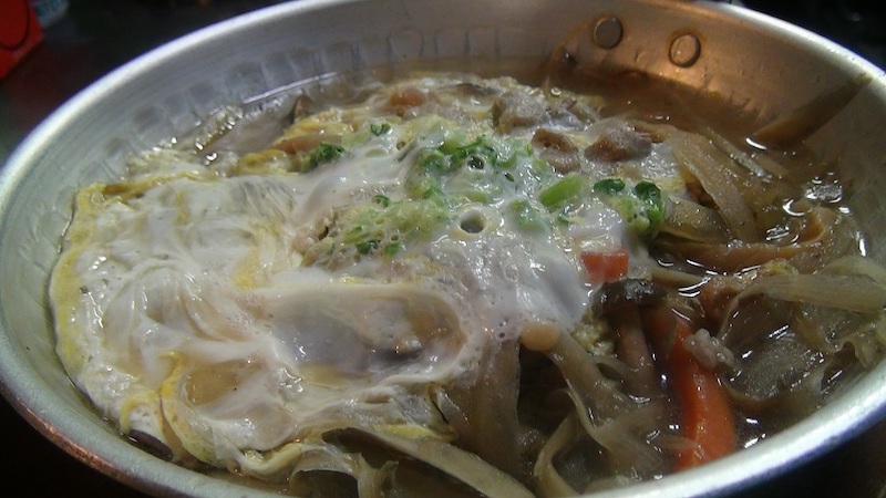豚肉入り野菜の卵とじ