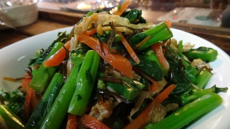 のらぼう菜の塩昆布和え