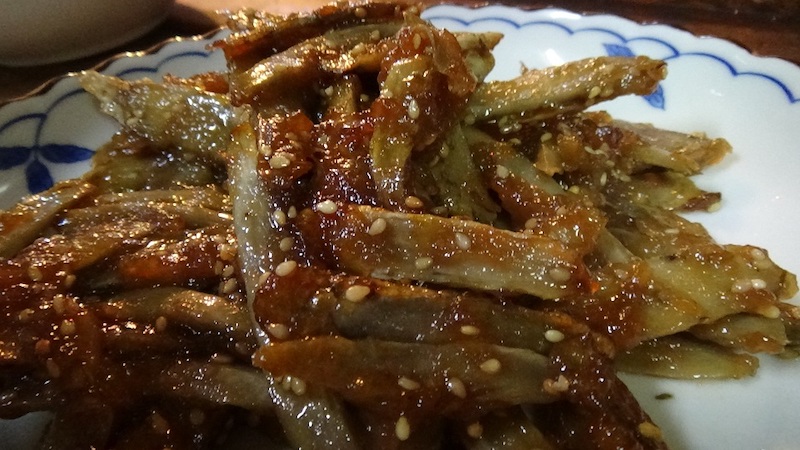 揚げごぼうの甘辛煮