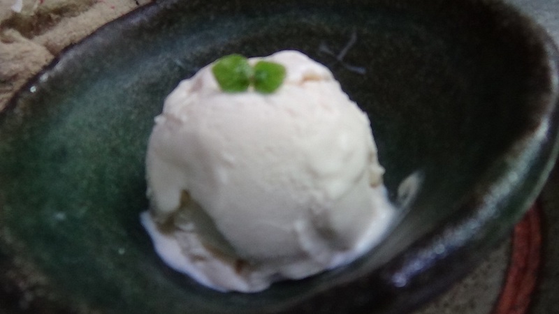 野菜食堂のアイスクリーム