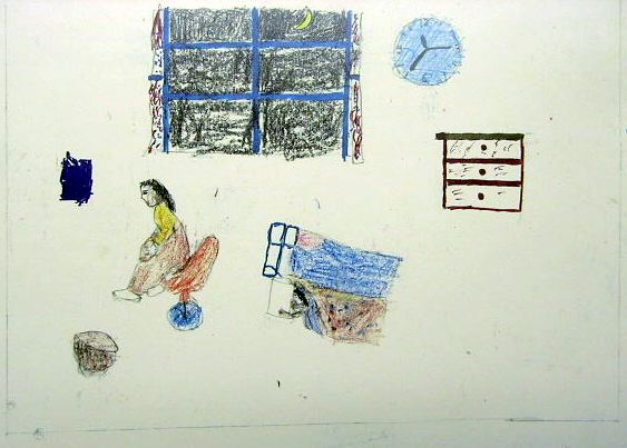 picture drawn by the one of children in hunger