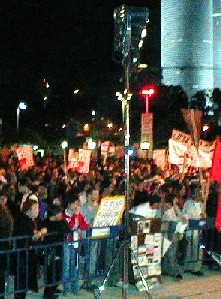 4月27日テルアビブ抗議集会