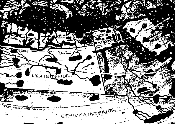 プトレマイオス地図：(その1)アフリカの内陸