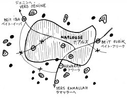 ナブルス地図
