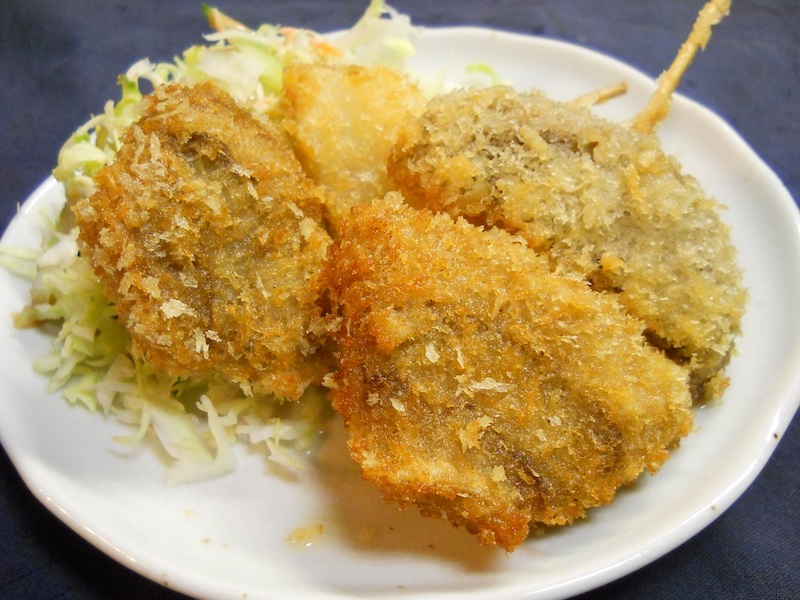 くるま麩と野菜の串揚げ