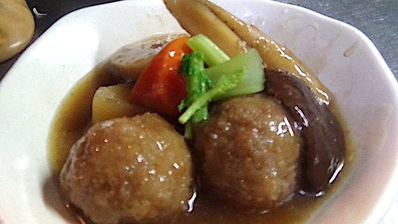 れんこん団子と野菜の煮物