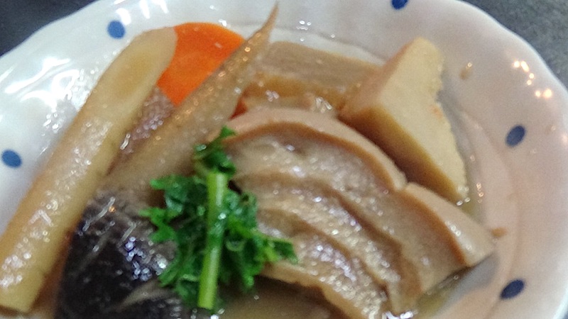 くるま麩のごま味噌煮