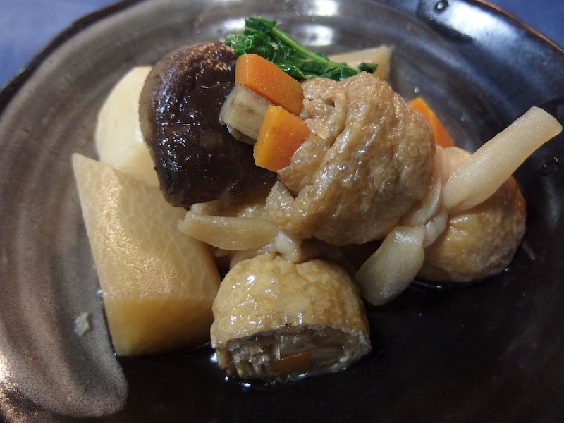 信田巻と野菜の煮物