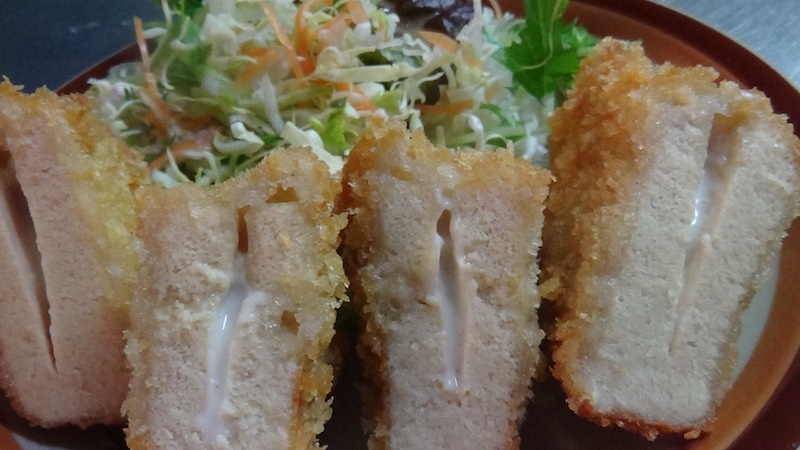 高野豆腐のチーズはさみフライ