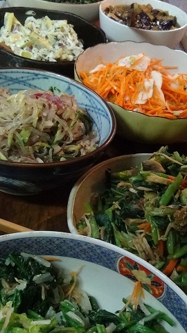 野菜食堂のお惣菜