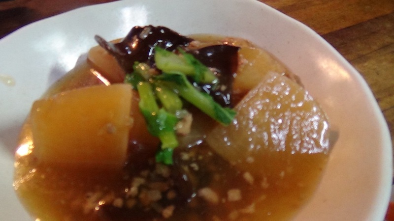 大根のそぼろ煮