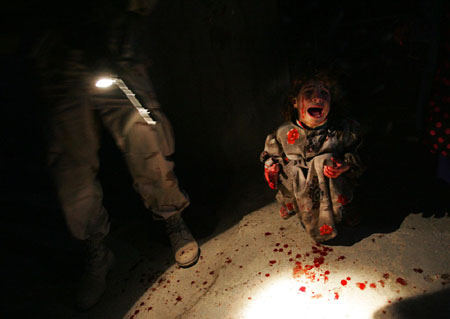 在イラク米軍夜間パトロールの惨劇