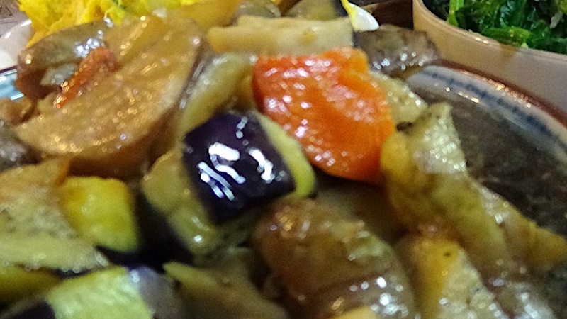 キクイモの揚げ浸し