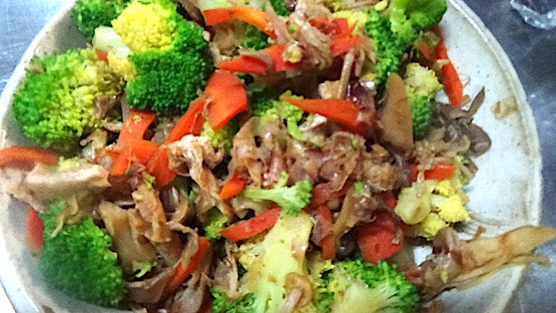 ブロッコリーのおかか和え