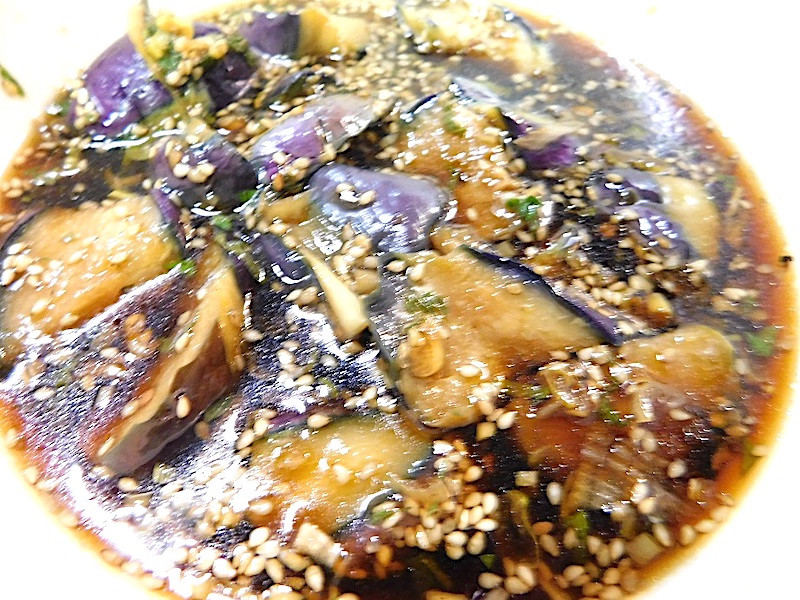 揚げなすの煮浸し